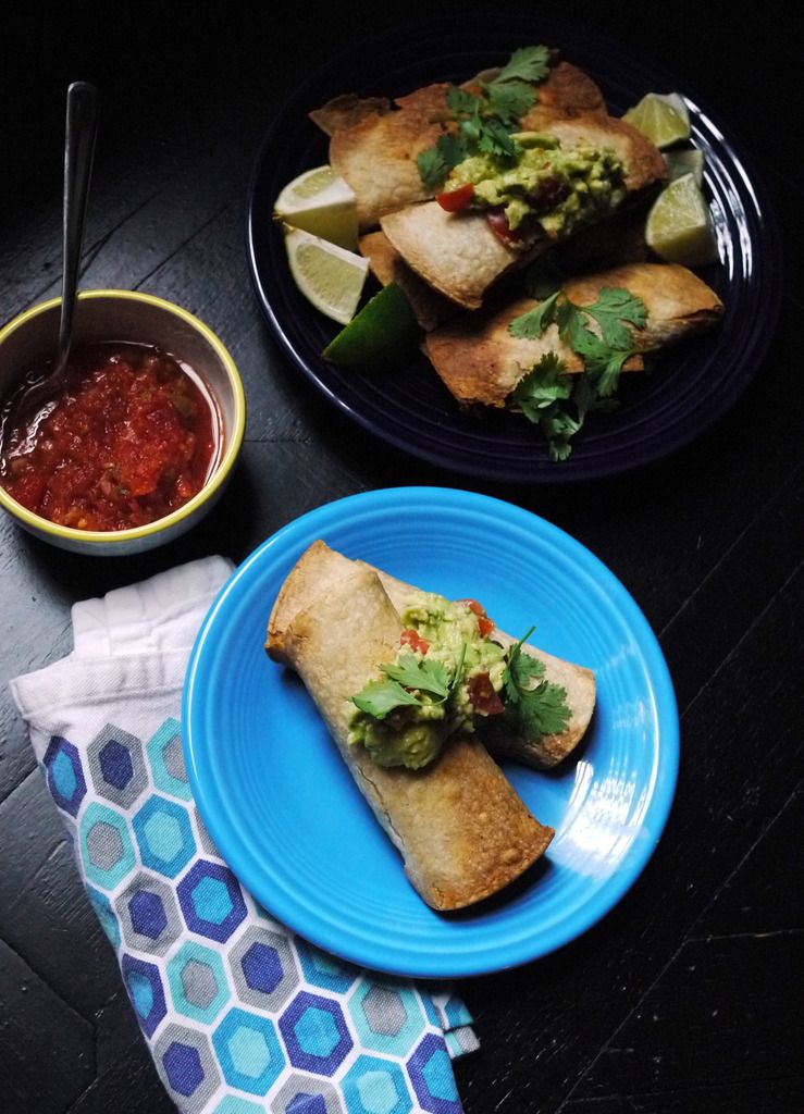 Healthy dinner recipes for your picky eater: Sweet Potato and Black Bean Taquitos at Cool Mom Eats