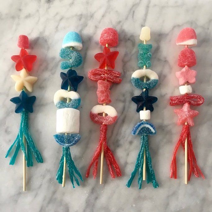 Last minute Fourth of July treats: Candy Kebabs at Super Make It