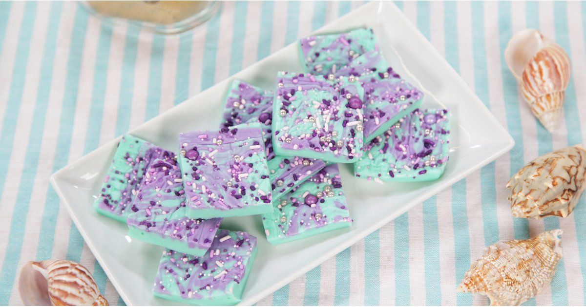 Mermaid party treats: Mermaid Fudge | Popsugar