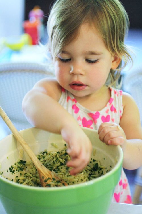 Healthy dinner recipes for your picky eater: Orzo with (finely!) Chopped Spinach at Cool Mom Eats
