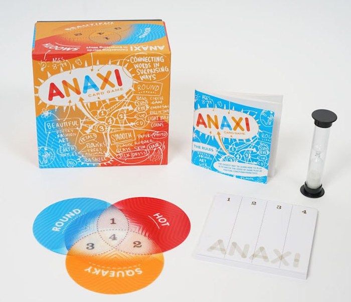 Best board games for travel: Anaxi, a fun word game
