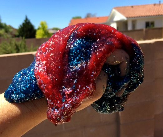Creative 4th of July crafts for older kids: DIY 4th of July Slime by Cool Mom Picks
