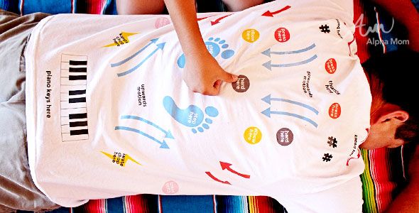 Free Father's Day printables: Back Massage T-Shirt by Alpha Mom