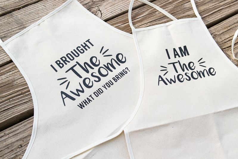 Free Father's Day printables: Matching Aprons by Tried & True