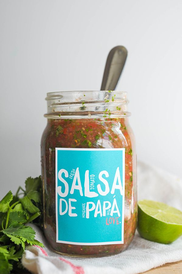Free Father's Day printables: Salsa Jar Printable by Julep