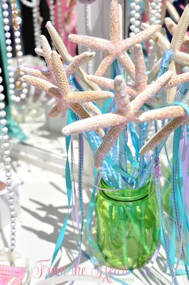 Mermaid party ideas: Starfish Wants by From the Heart Events