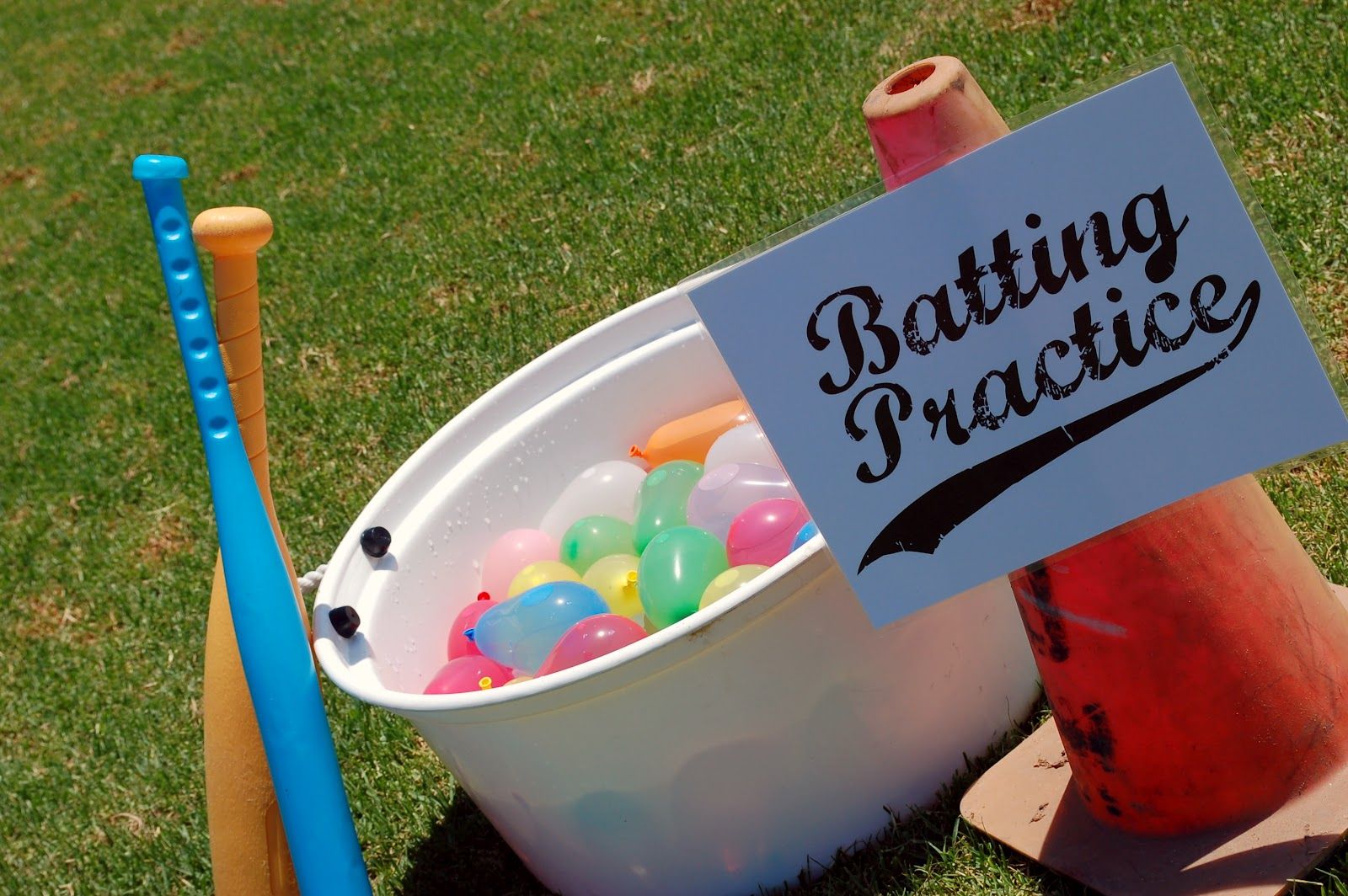 Summer water activities for the backyard: Water Balloon Baseball by iCandy Handmade