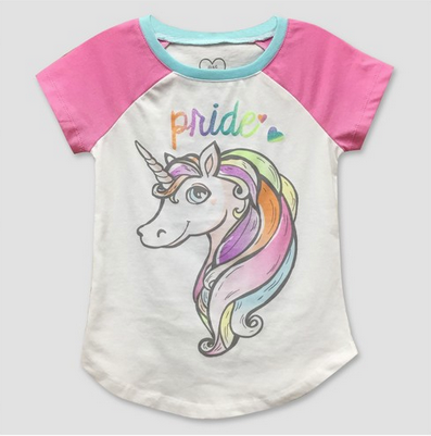 ids Unicorn PRIDE tee at Target