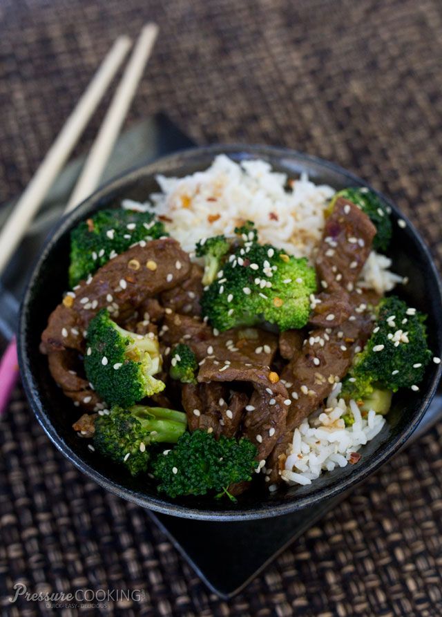 Cool Mom Eats weekly meal plan: Instant Pot Beef and Broccoli | Pressure Cooking Today