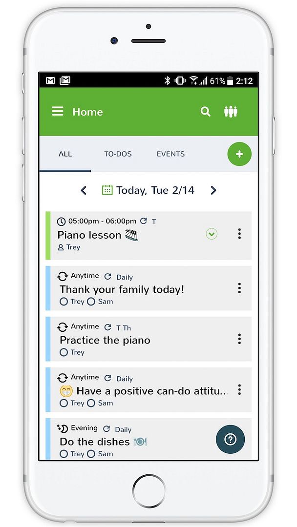 Stridepost chores app: Manage kids' events and to-dos all in one handy page.