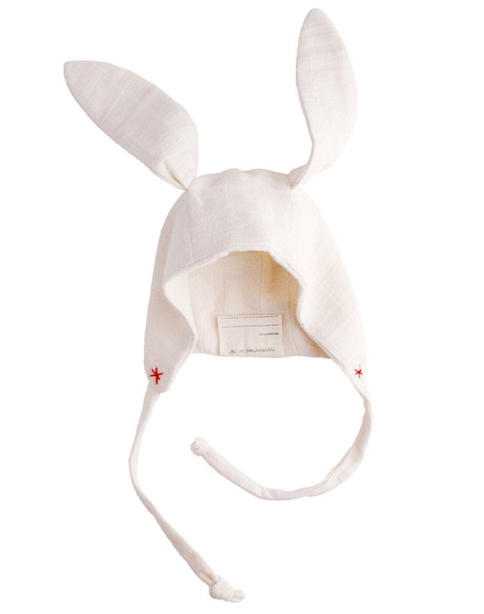 First Easter gifts: Organic bunny hat by Ellie Funday