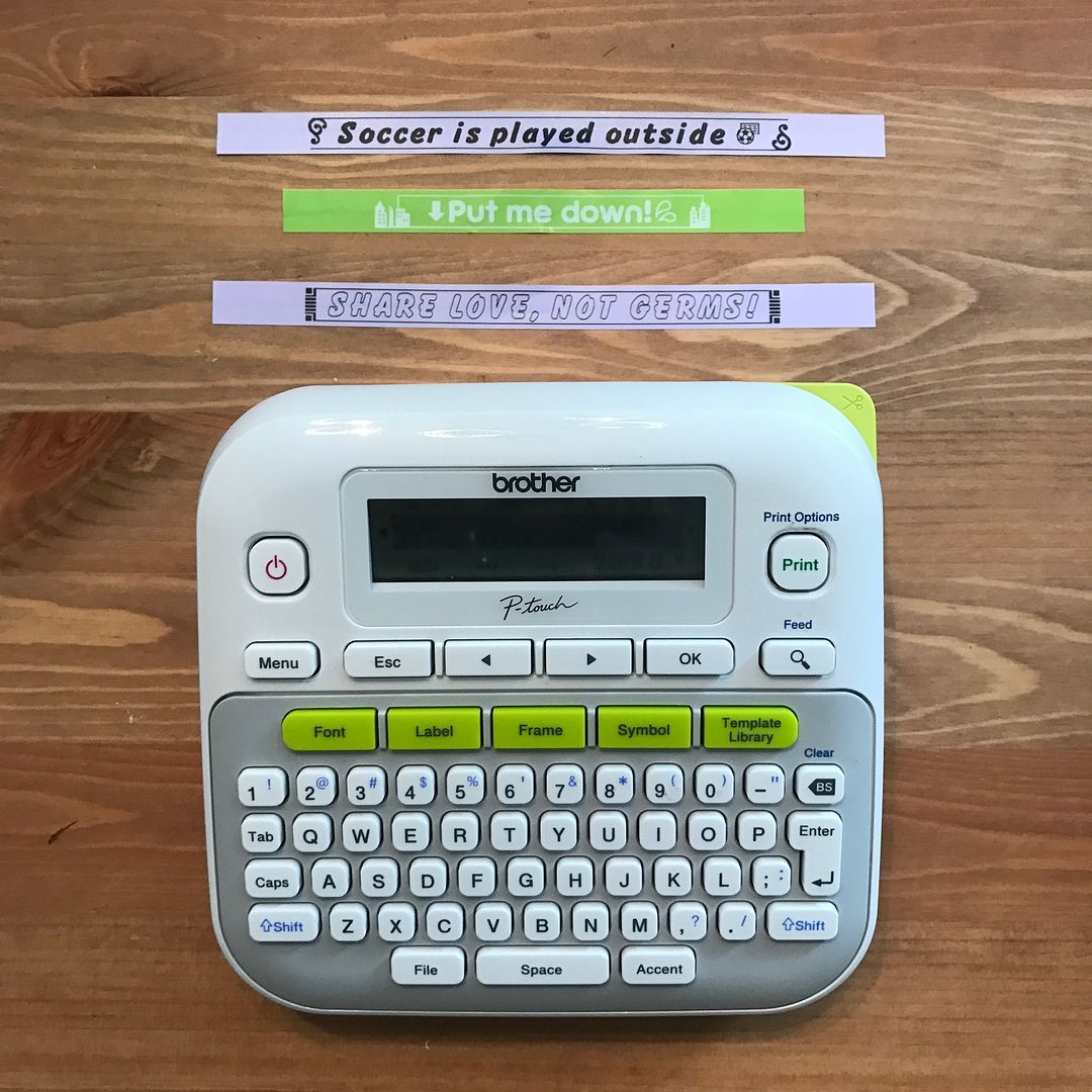 The P-Touch D210 Brother Label Maker 