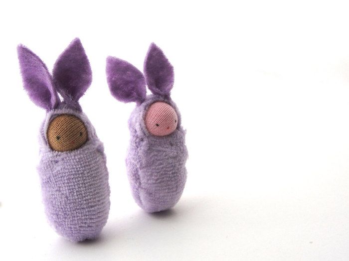 Cool bunny gifts for Easter: Waldorf bunnies at Fairy Shadow