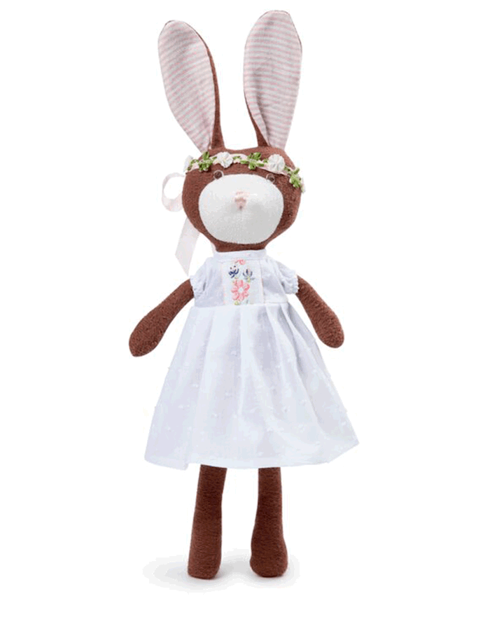 Cool bunny gifts for Easter: Hazel Village plush bunny at Noble Carriage