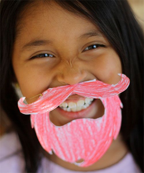 Free St. Patrick's Day printables: Leprechaun Beards by Alpha Mom