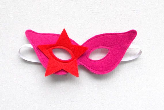 Superhero party themes for girls: Superhero Mask by Monichelle Designs
