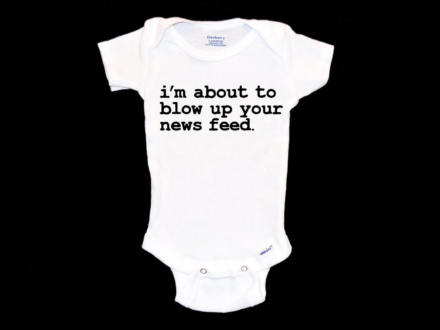 Geeky baby onesies: I'm about to blow up your news feed 