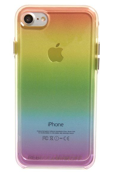 Rainbow iPhone cases: Rebecca Minkoff rainbow ombré case