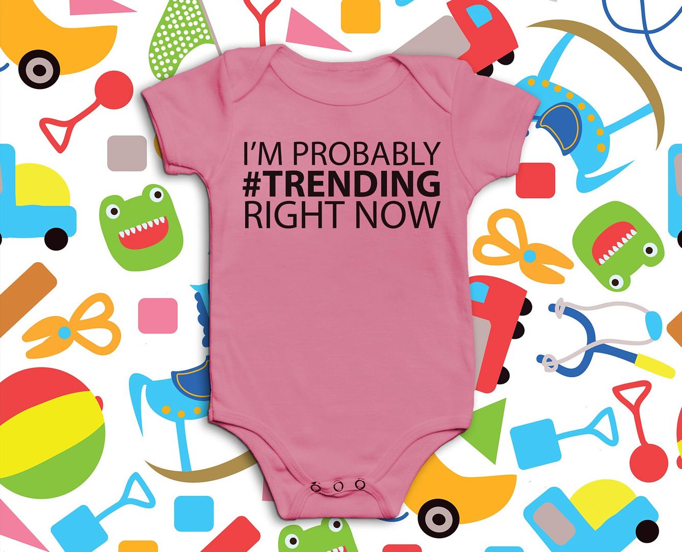 Geeky Baby Onesies: I'm probably #trending right now 