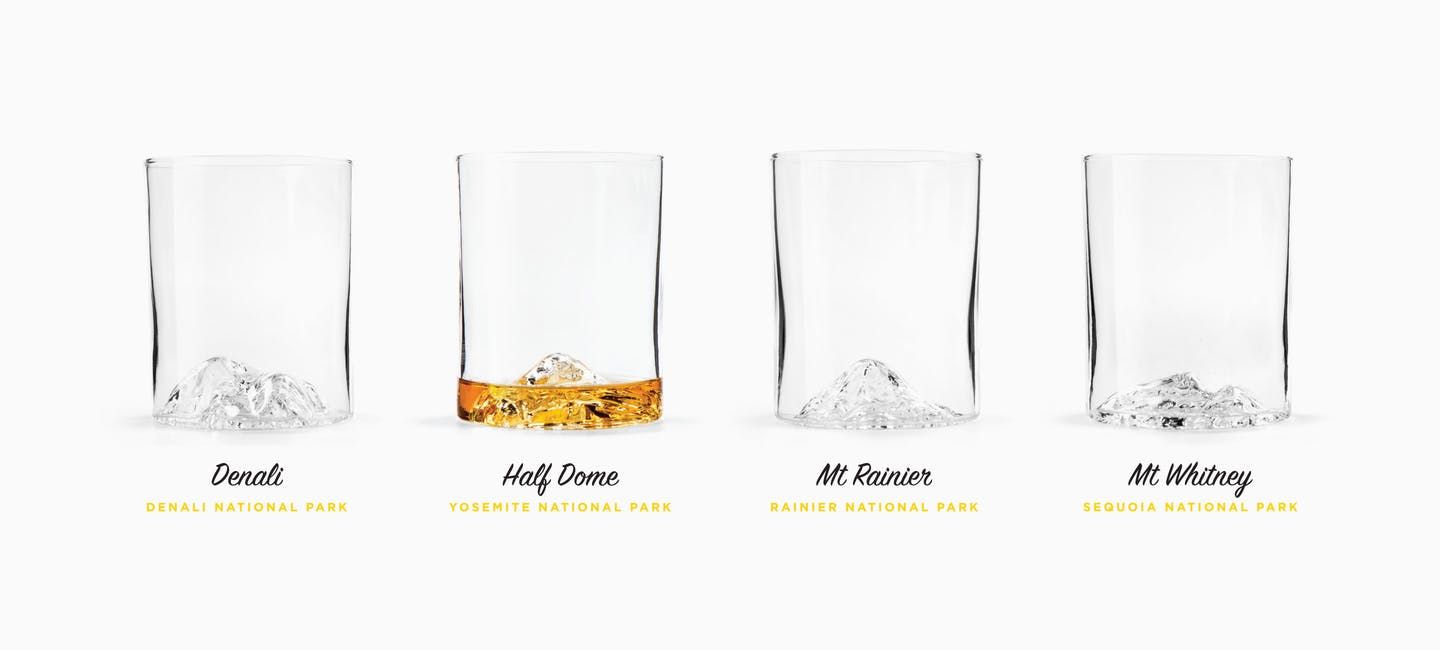 Gourmet Father's Day Gifts: Whiskey Peaks Rocks Glasses