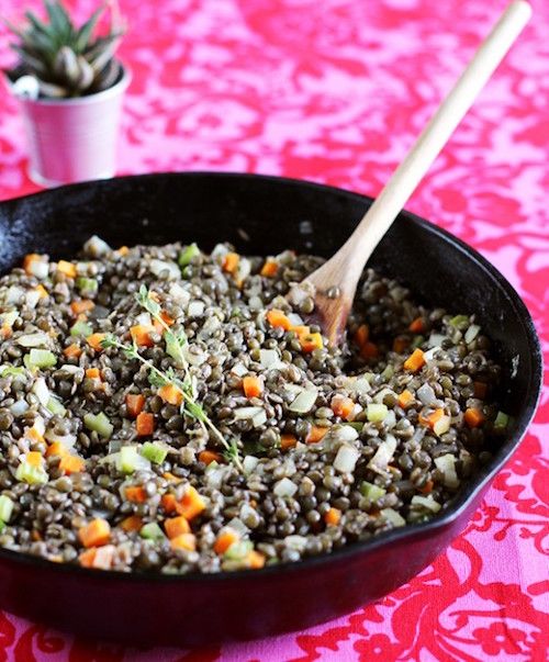 Father's Day meal plan: French Lentil Picnic Salad | Eat Your Greens