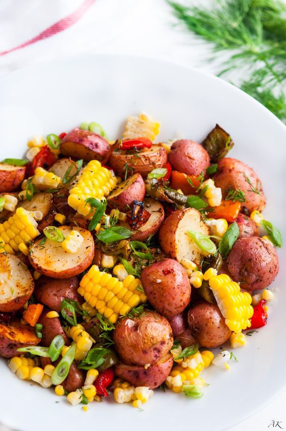 Father's Day meal plan: Southwest Roasted Potato Salad | Aberdeen’s Kitchen