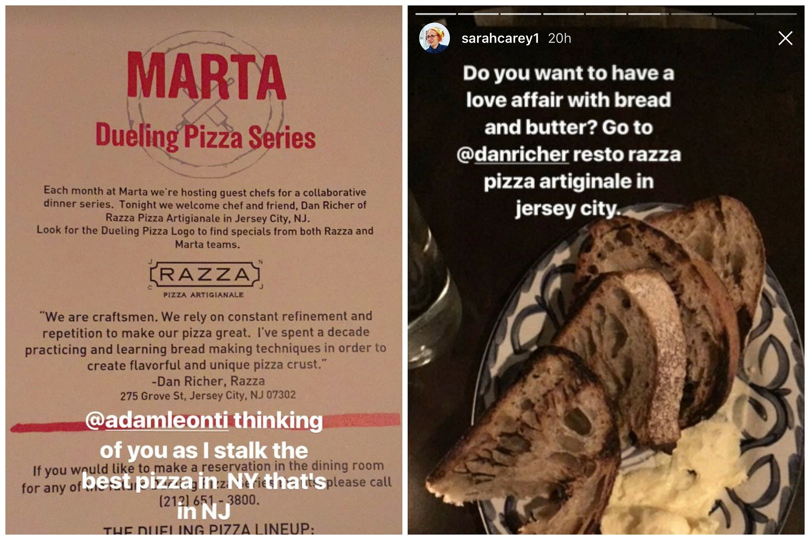Best food Instagram accounts to follow for Instagram Stories: Sarah Carey aka SarahCarey1