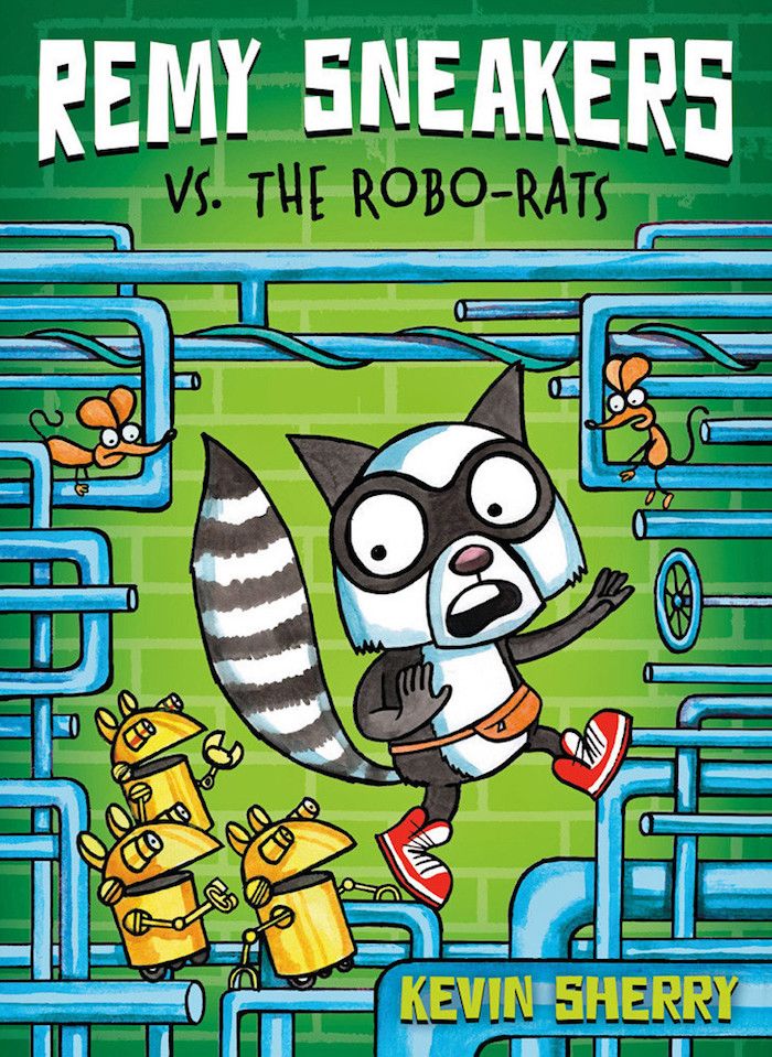 Great early reader summer reading books: Remy Sneakers vs. the Robo-Rats by Kevin Sherry