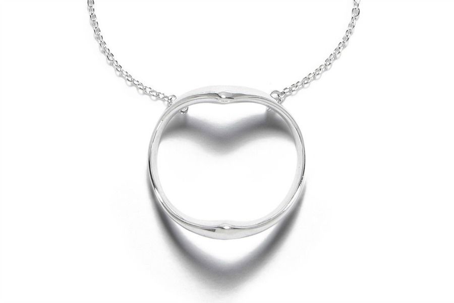 Last-minute Mother's Day gift ideas: Shadow Heart Necklace from Uncommon Goods