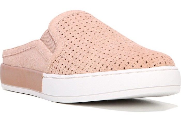 Rose sneaker trend: Slide-on sneakers at Sarto