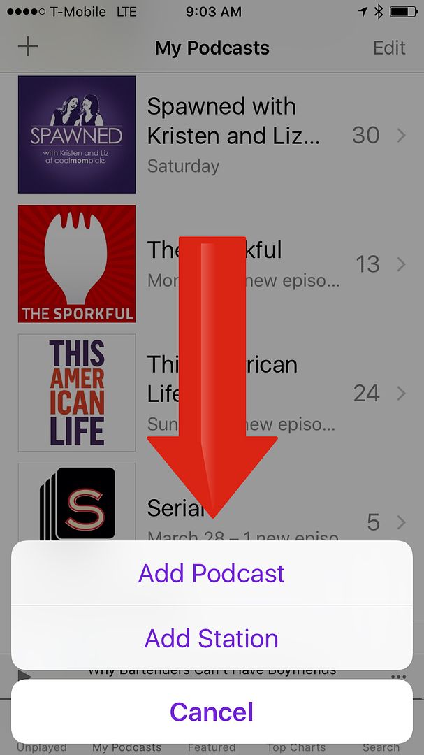 How to find and listen to podcasts on your iPhone: Add Podcast