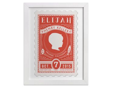 custom birth date stamp art at minted | baby shower gift guide custom birth date stamp art at minted | baby shower gift guide