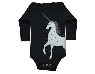 golden unicorn onesie at atsuyo et akiko | baby shower gift guide golden unicorn onesie at atsuyo et akiko | baby shower gift guide