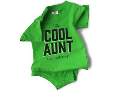 cool aunt snapsuit at wrybaby | baby shower gift guide cool aunt snapsuit at wrybaby | baby shower gift guide