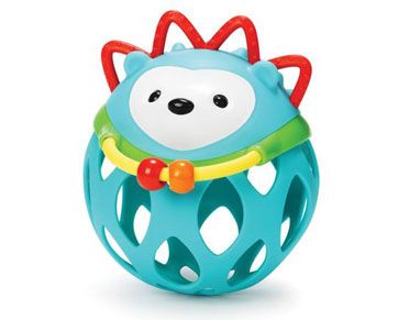 hedgehog roll-around rattle at skip*hop | baby shower gift guide hedgehog roll-around rattle at skip*hop | baby shower gift guide