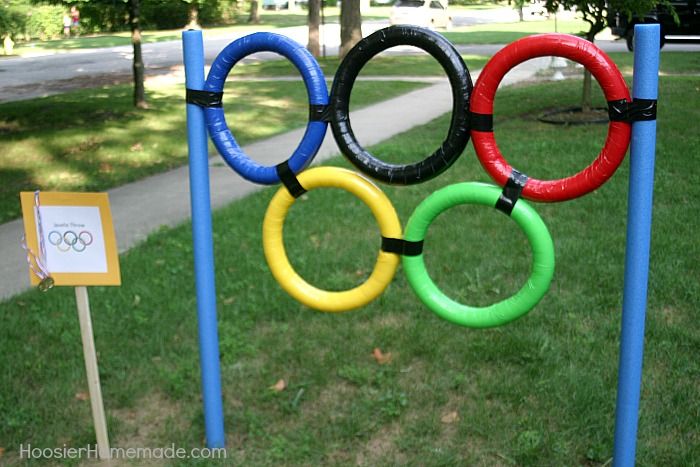 Check out this javelin throw from Hoosier Homemade backyard Olympic games