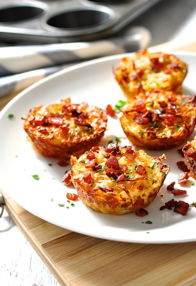 Prep ahead holiday breakfast: Don't skimp on the good stuff. Make this Cheese and Bacon Hash Brown Muffins at Recipe Tin Eats the night before and reap all the benefits the next day! 