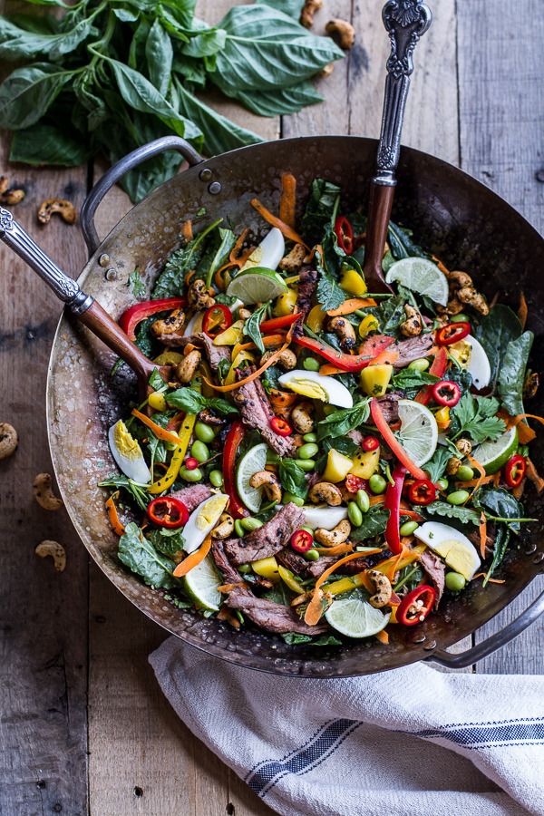Thai Steak Salad from Half Baked Harvest. Easy, healthy and packed with flavor