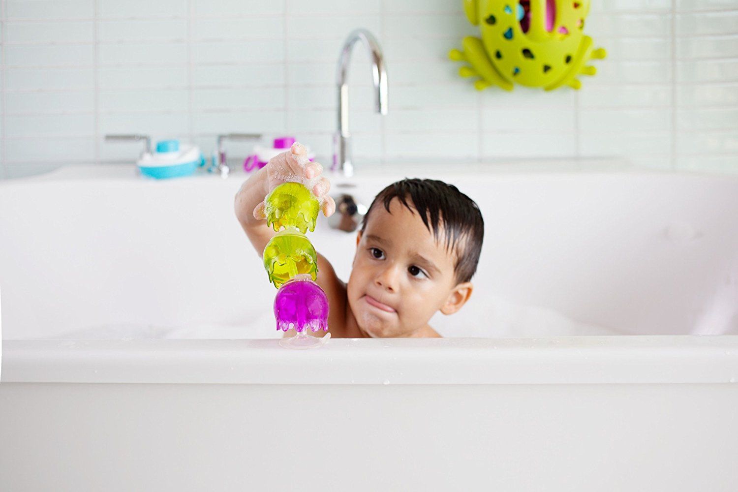 STEM bath toys: Boon Jellies Suction Cup bath toys at Amazon