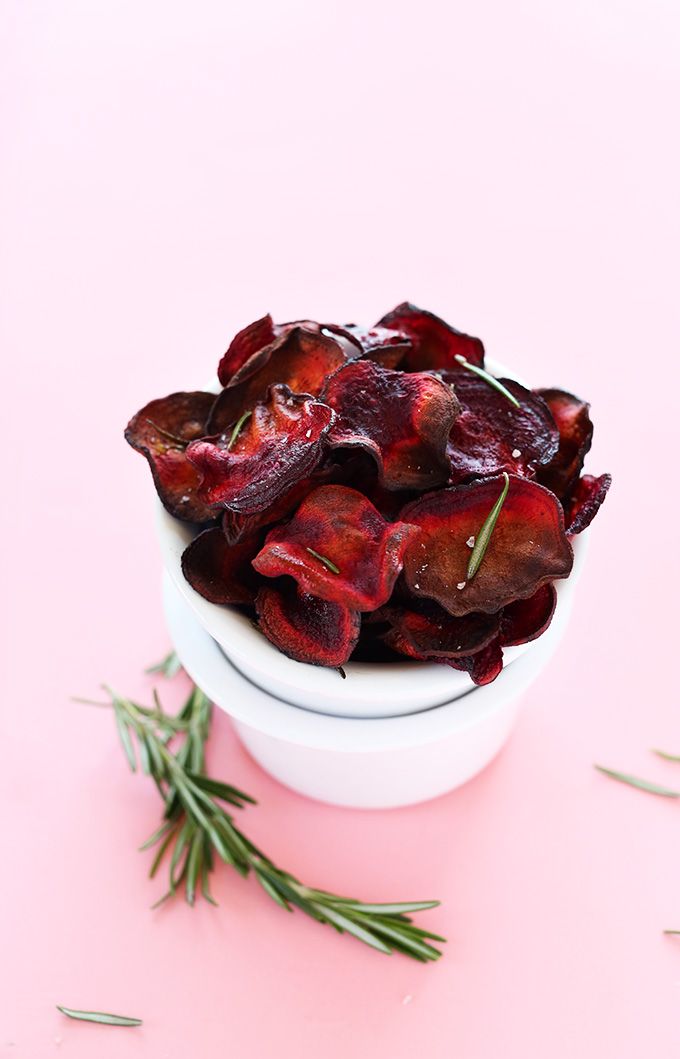 Unexpected veggie recipes: Beet Chips at Minimalist Baker