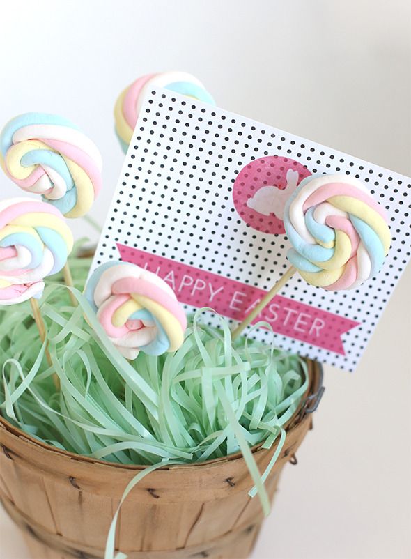 Easy DIY Easter treats: Marshmallow Pops recipe | Say Yes
