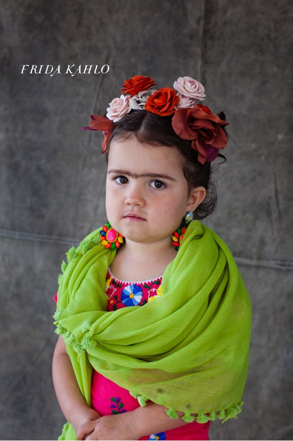 Strong girl Halloween costumes: Frida Kahlo costume at Oh Happy Day