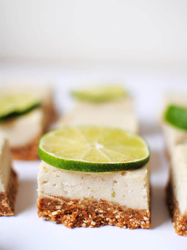 No bake cookie recipes: Key Lime Cheesecake Bars | Let's Eat Cake