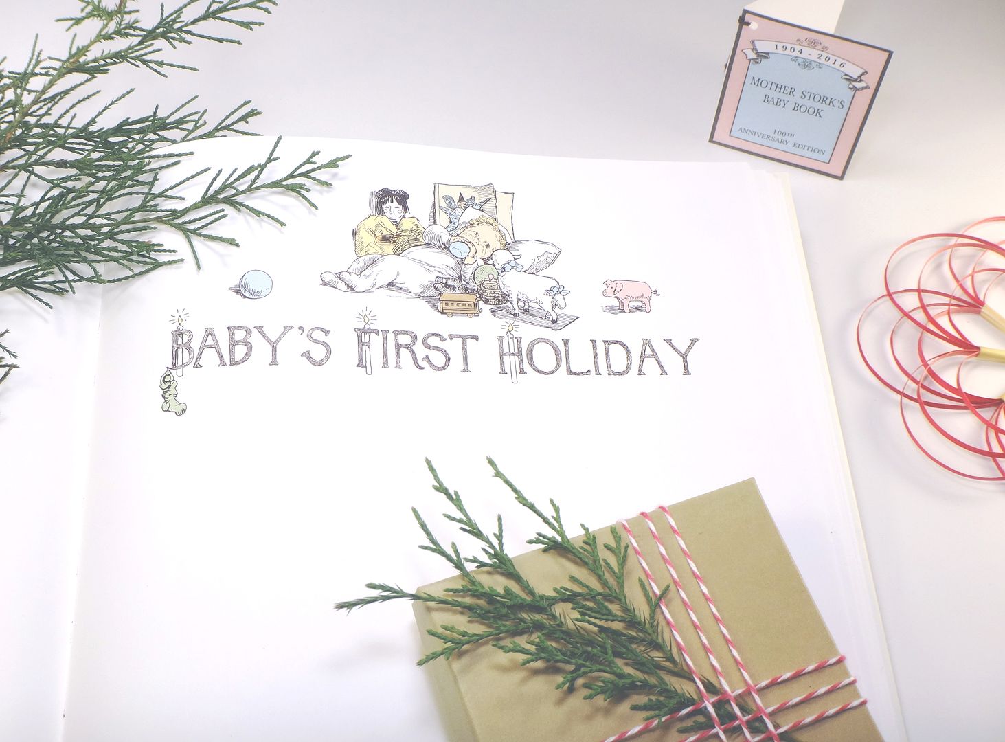 Mother Stork's Keepsake Baby Book at Kistner Supply Co : Cool first Christmas gifts for baby | Cool Mom Picks Holiday Gift Guide 2016
