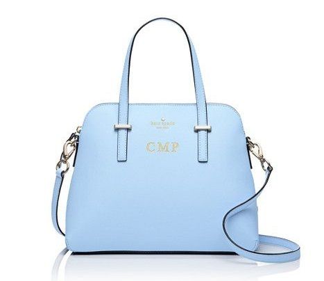 Custom gifts for mom: Monogrammed kate spade cedar street maise satchel