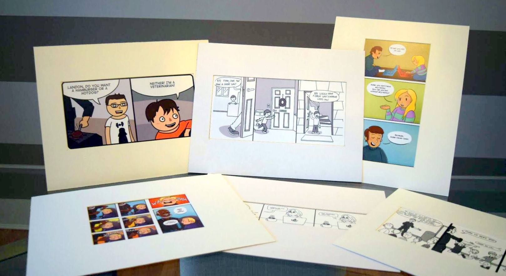 Custom gifts for mom: personalized comic from your own family stories from peanut gallery comics