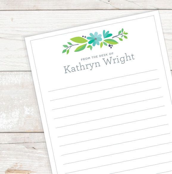 Mother’s Day gifts under $25: Custom printable stationery | kat wright