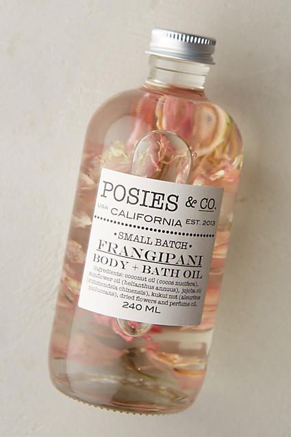 mother's day gifts for grandmas: Posies & co bath and body oil at anthropologie
