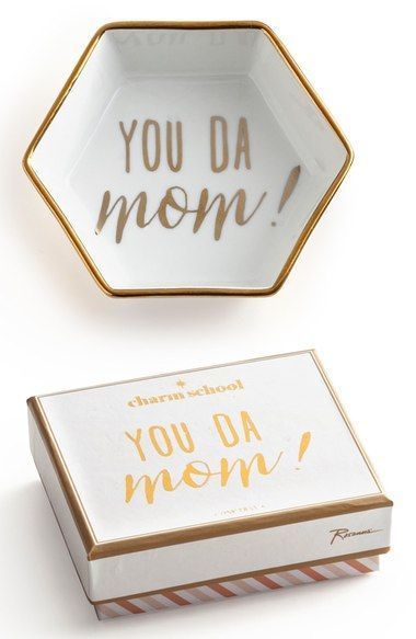 Mother’s Day gifts under $25: You da mom porcelain trinket tray