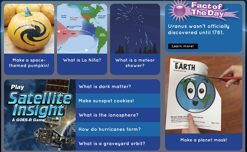 10 free educational online resources for curious kids: NASA For Students 